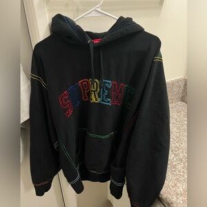 supreme stitch hoodie